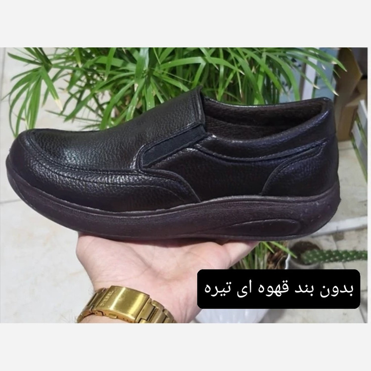 کفش مردانه طبی کار تبریز بدون بندوبنددار