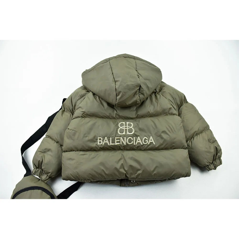 کاپشن باکسی پفکی پسرانه رنگ عدسی