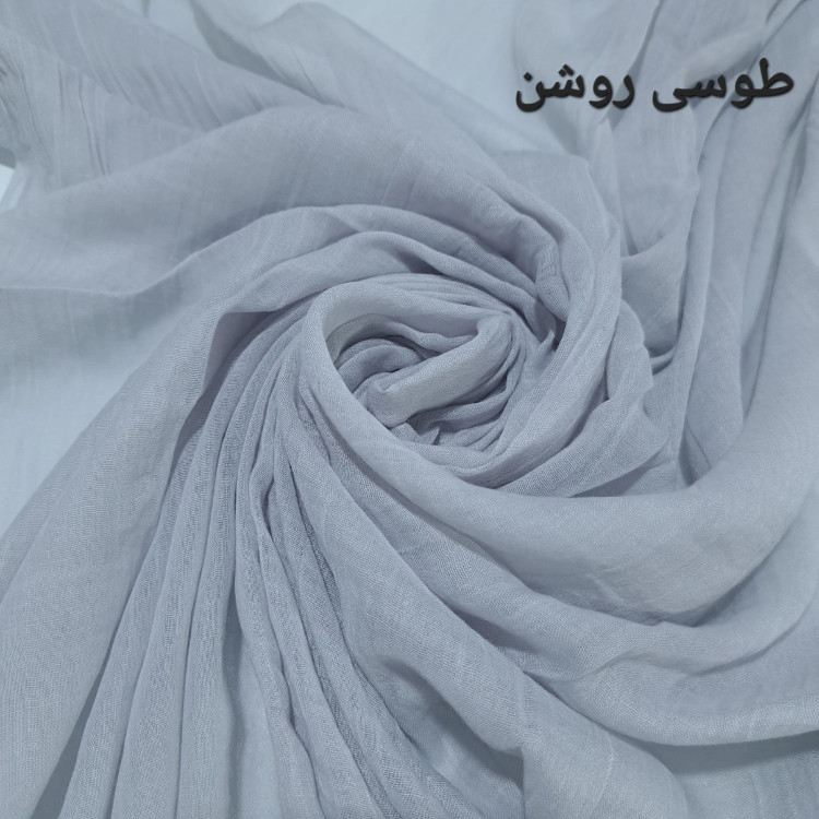 شال نخی سوپر نخ گیاهی ساده ابعاد 200 در 80 مناسب بهار و تابستان