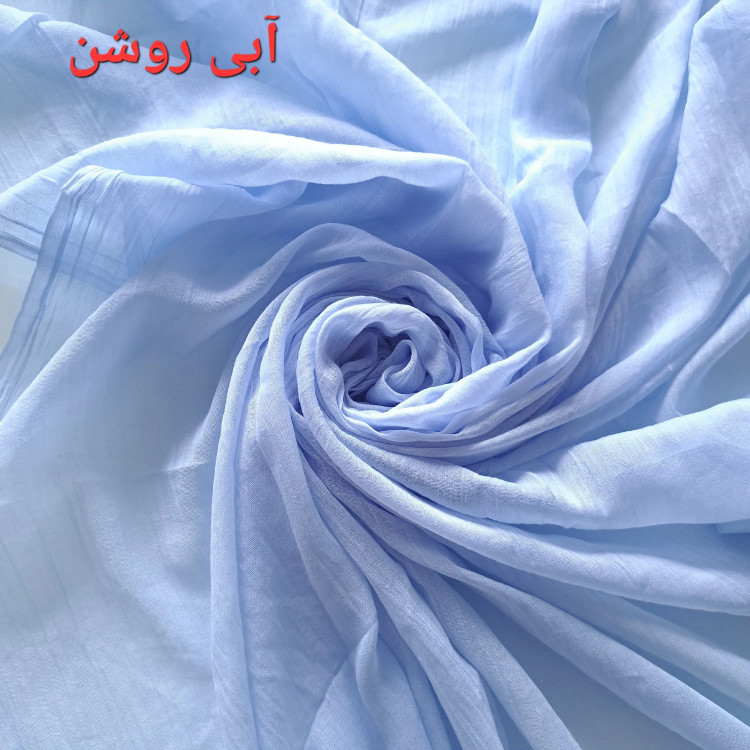 شال نخی سوپر نخ گیاهی ساده ابعاد 200 در 80 مناسب بهار و تابستان