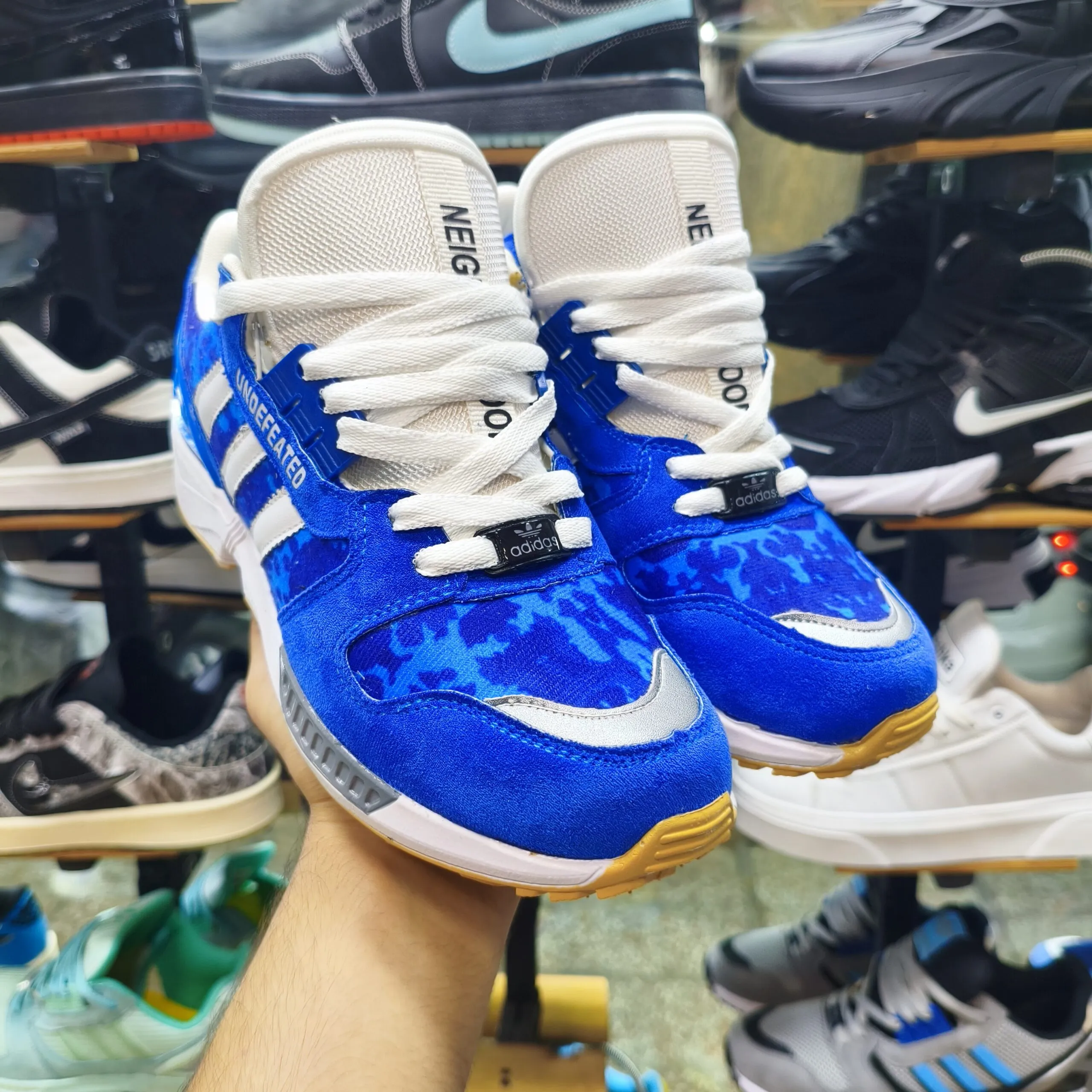 کتونی آدیداس ZX 8000 آبی مردانه