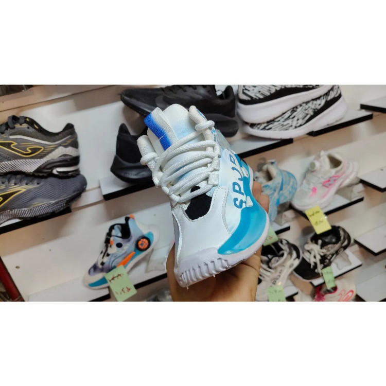 کفش اسپرت بچگانه کتونی سفید سایز 31 تا 35 زیره پیو نرم مناسب مدارس