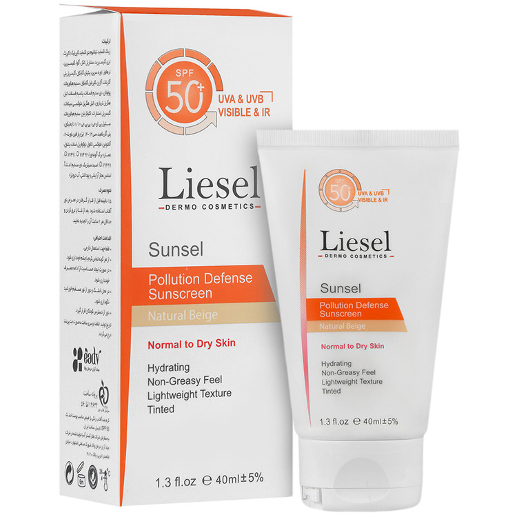 کرم ضد آفتاب پوست خشک سانسل SPF50