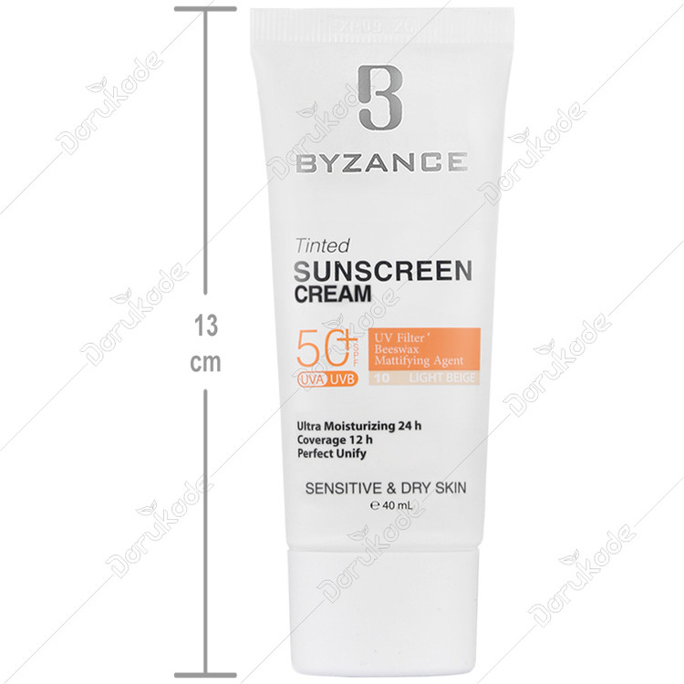 کرم ضد آفتاب رنگی SPF50 پوست خشک
