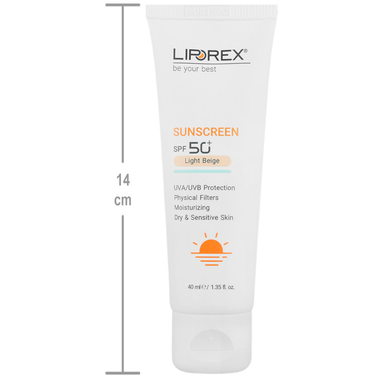کرم ضد آفتاب SPF50 پوست خشک و حساس
