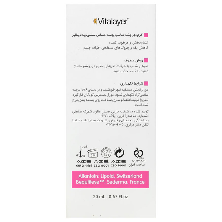 کرم دور چشم سنسی ویت