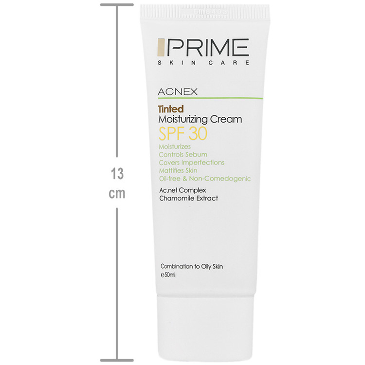 کرم مرطوب کننده رنگی SPF30 پوست چرب