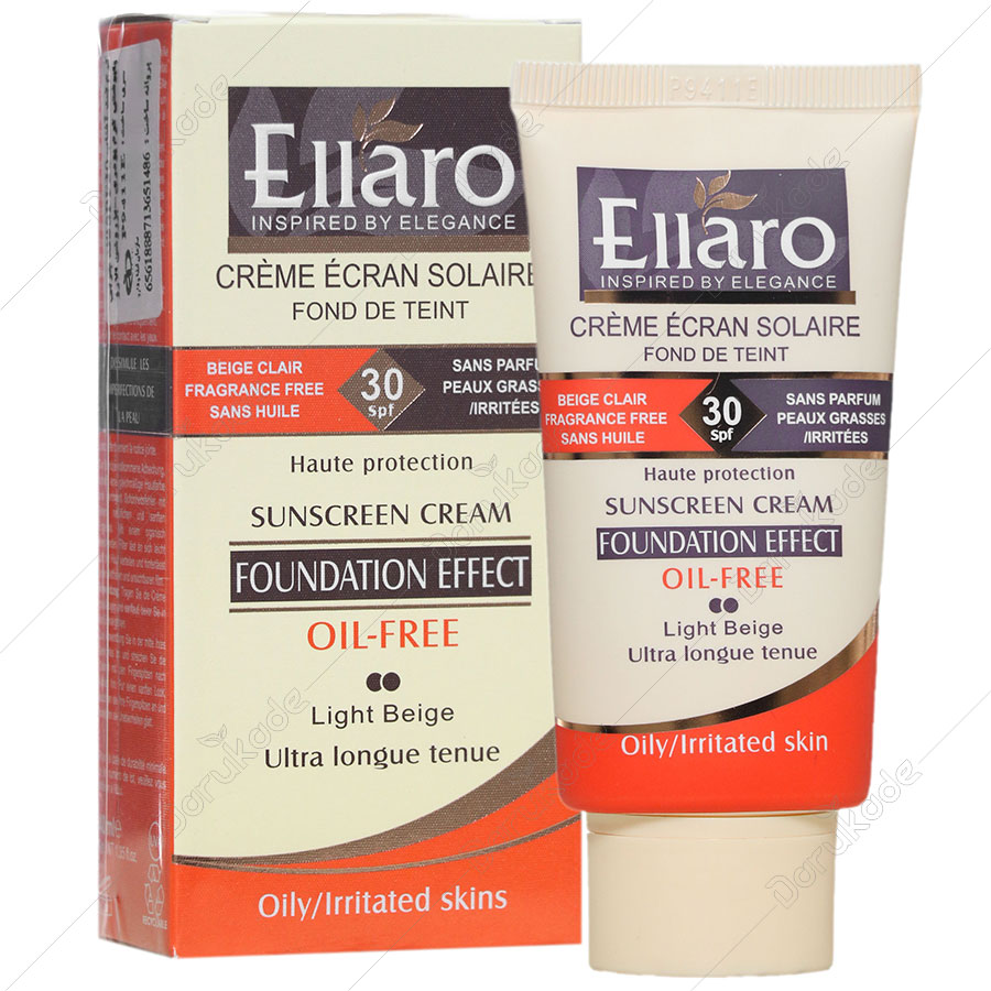 کرم ضد آفتاب فاقد چربی پوشش کرم پودر SPF30