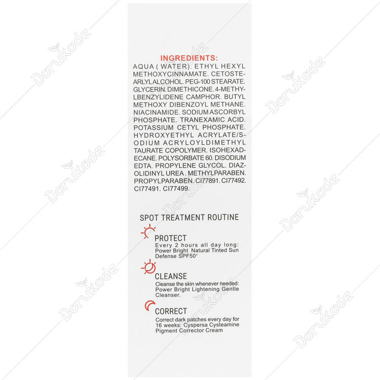 کرم ضد آفتاب رنگی روشن کننده SPF50