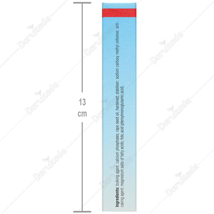 فولیک اسید 800 میکرو گرم 60 عددی