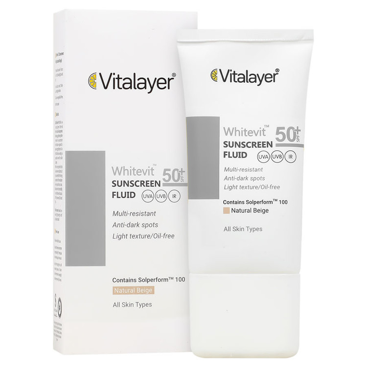 فلوئید ضد آفتاب ضد لک وایت ویت SPF50