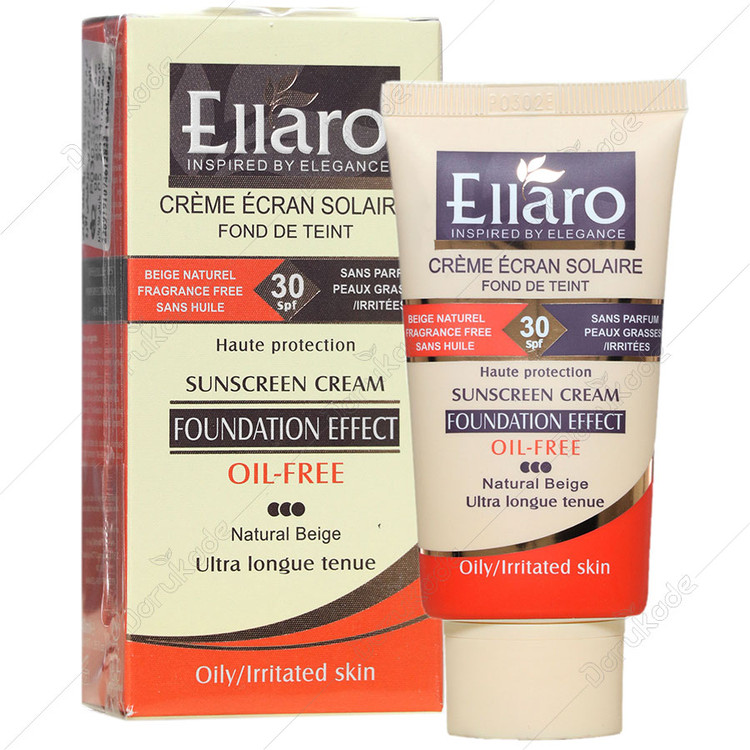 کرم ضد آفتاب فاقد چربی پوشش کرم پودر SPF30