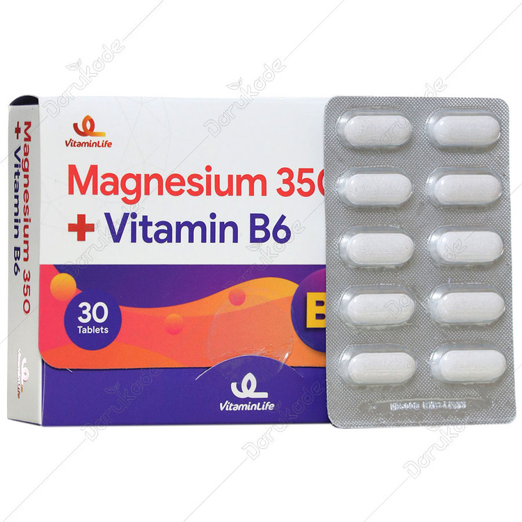 منیزیم 350 و ویتامین ب6