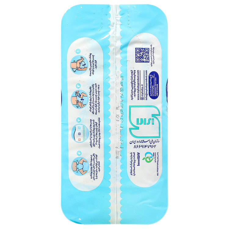 پوشک چسبی کانال دار سایز 6