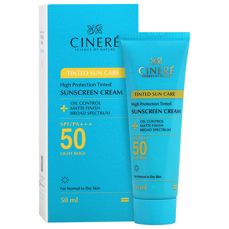 کرم ضد آفتاب رنگی SPF50 پلاس