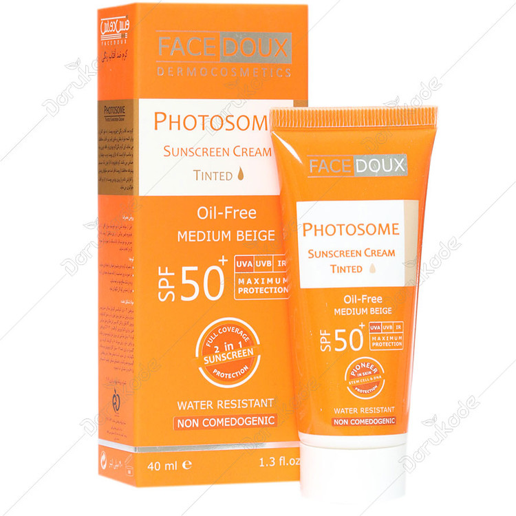 کرم ضد آفتاب رنگی فوتوزوم SPF50