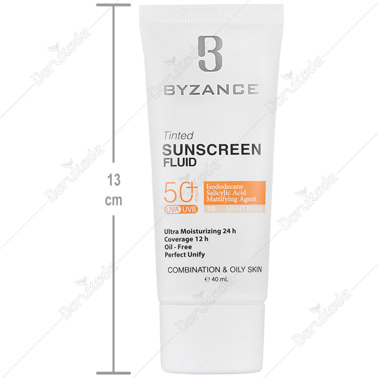 فلوئید ضد آفتاب رنگی SPF50 پوست چرب