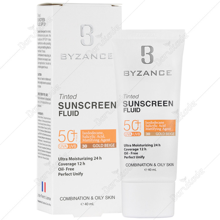 فلوئید ضد آفتاب رنگی SPF50 پوست چرب