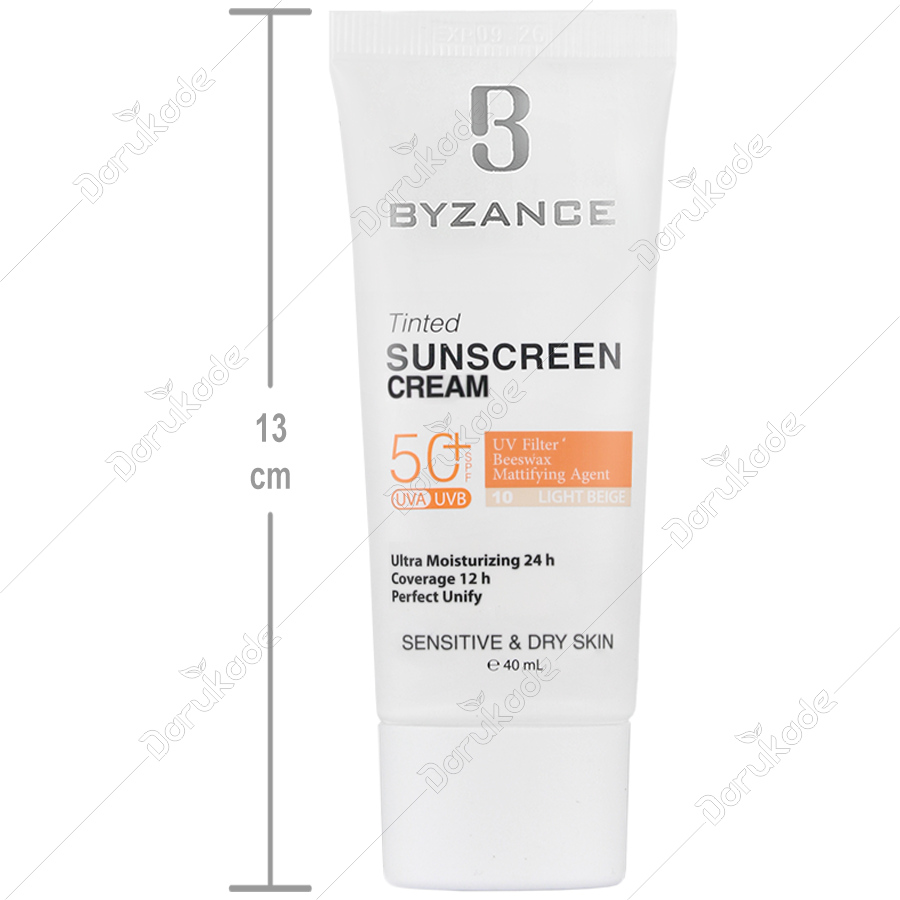 کرم ضد آفتاب رنگی SPF50 پوست خشک