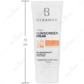 کرم ضد آفتاب رنگی SPF50 پوست خشک