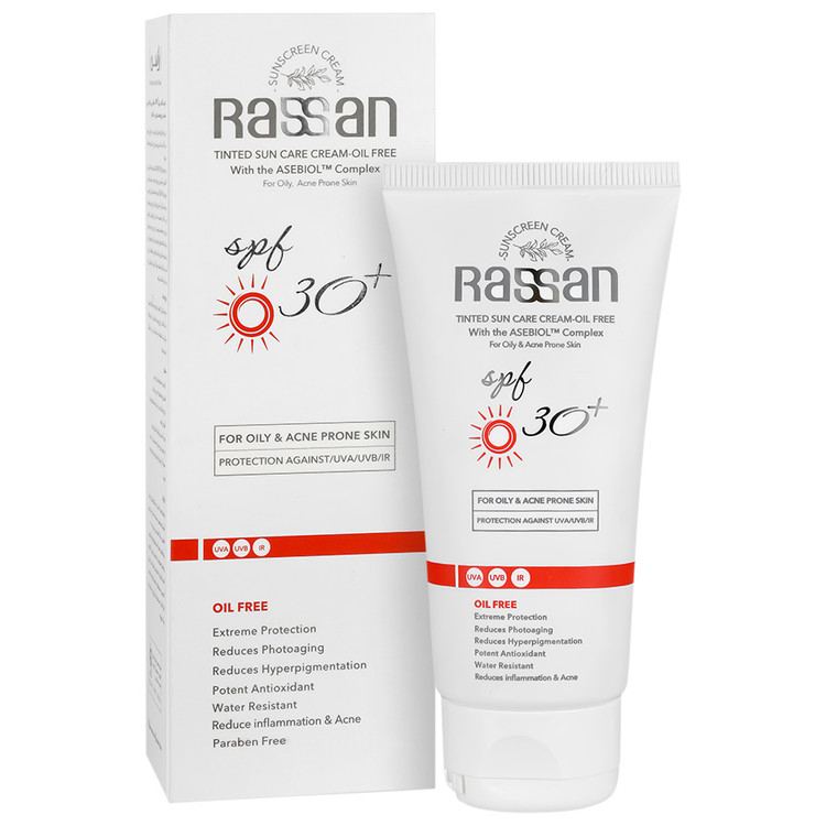 کرم ضد آفتاب رنگی فاقد چربی SPF30