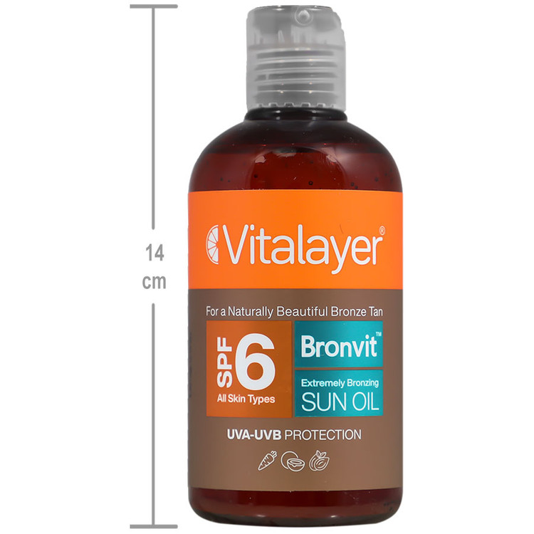 روغن آفتاب برنزه کننده SPF6 برن ویت