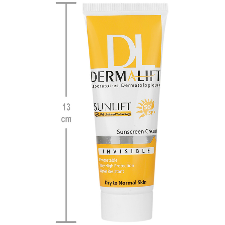 کرم ضد آفتاب پوست خشک SPF50 سان لیفت