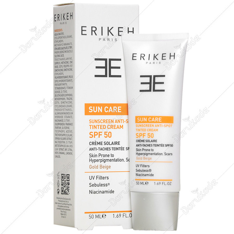 کرم ضد آفتاب و ضد لک اریکه SPF50