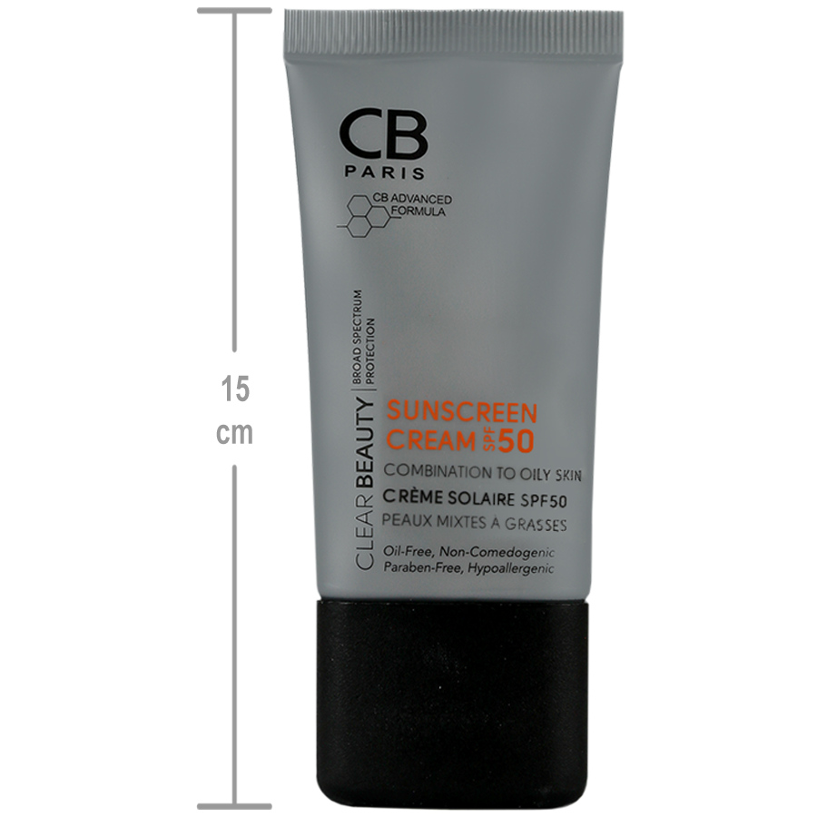 کرم ضد آفتاب پوست مختلط تا چرب SPF50