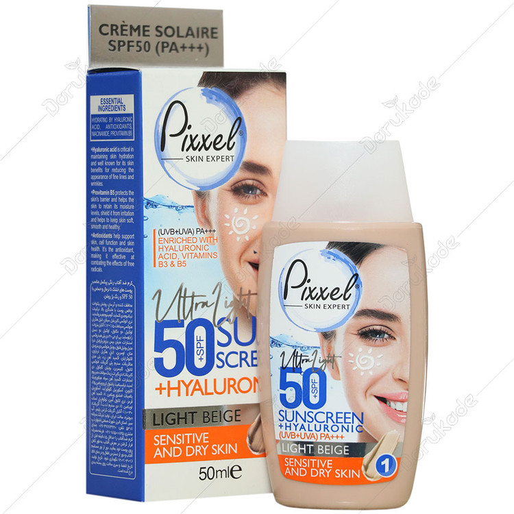 کرم ضد آفتاب پیکسل SPF50 پوست خشک