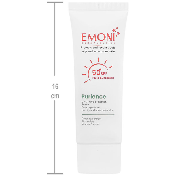 کرم ضد آفتاب فلوئید پیورینس SPF50
