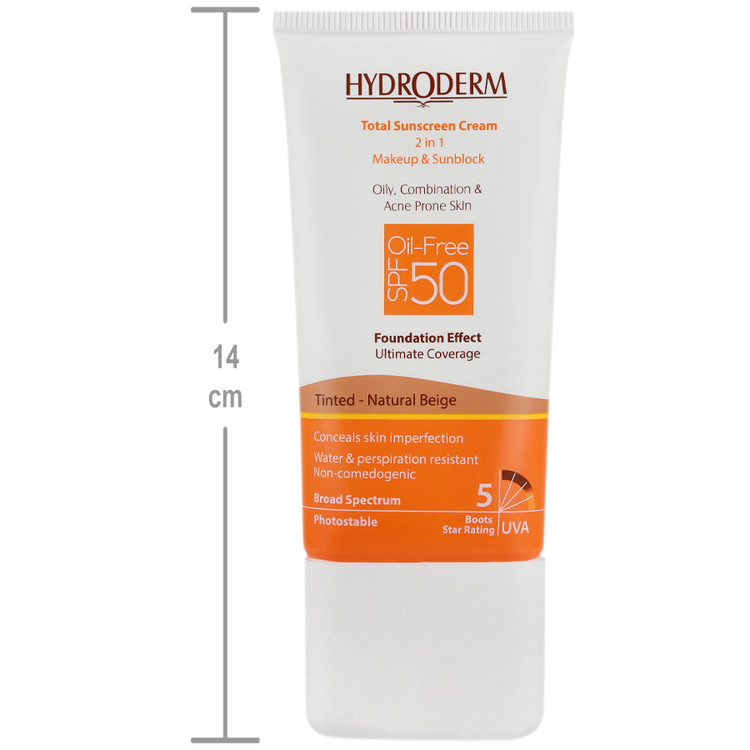 کرم ضد آفتاب کرم پودری 2 در 1 SPF50
