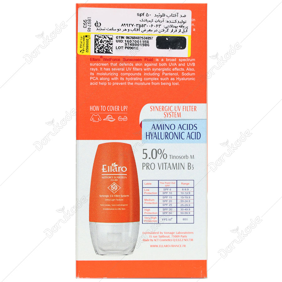 فلویید ضد آفتاب وت فورس SPF50