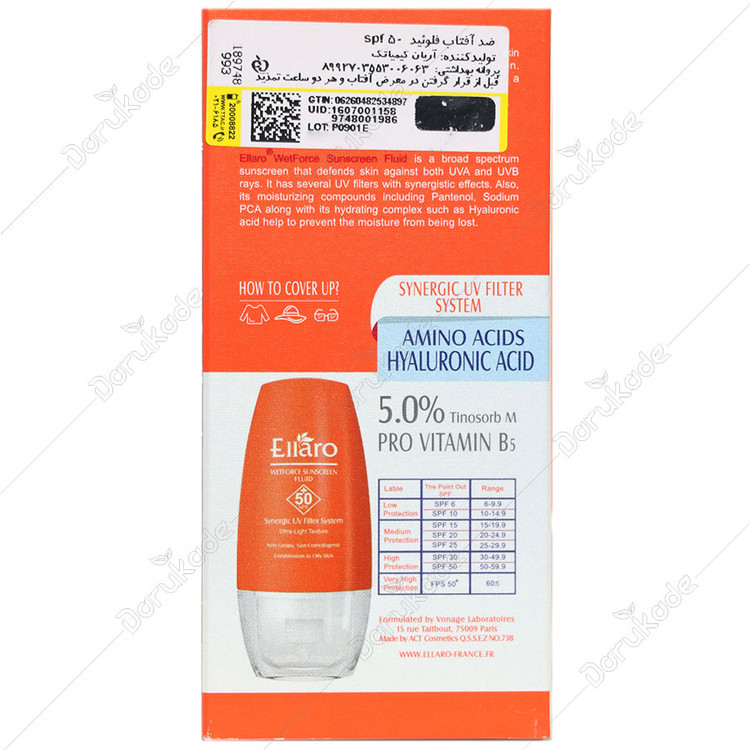 فلویید ضد آفتاب وت فورس SPF50