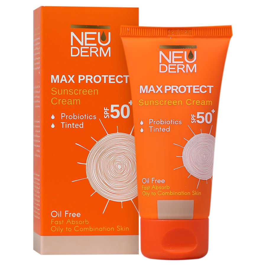 کرم ضدآفتاب مکس پروتکت SPF50 پوست چرب