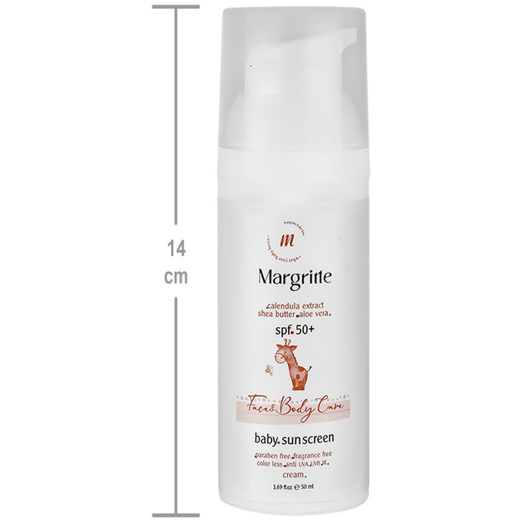 کرم ضد آفتاب کودک مارگریت SPF50