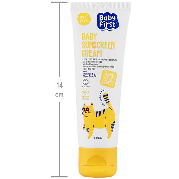 کرم ضد آفتاب کودکان بیبی فرست SPF30
