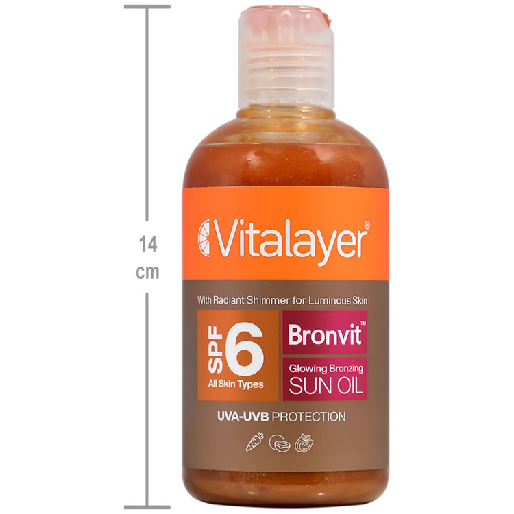 روغن آفتاب برنزه کننده اکلیلی SPF6 برن ویت
