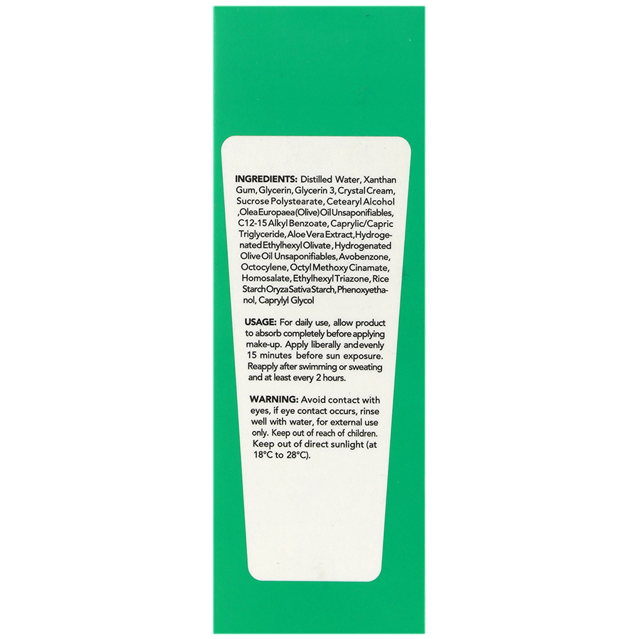 کرم ضد آفتاب عصاره آلوئه ورا SPF50