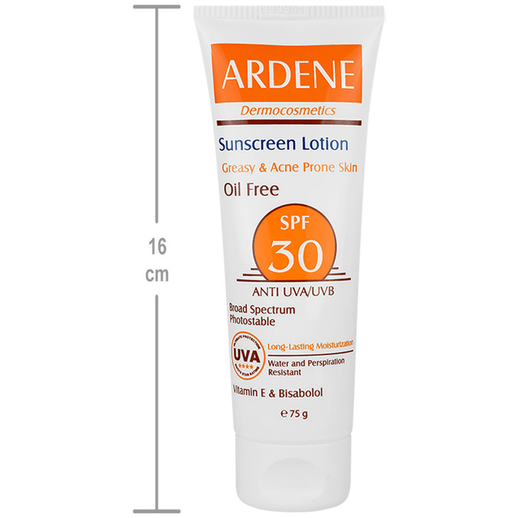 لوسیون ضد آفتاب فاقد چربی SPF30 آردن