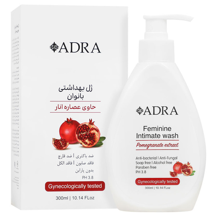 ژل بهداشتی بانوان حاوی انار