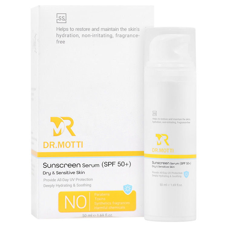 سرم ضد آفتاب پوست خشک و حساس SPF50