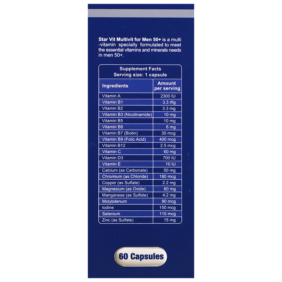 مولتی ویت استار ویت آقایان بالای 50 سال