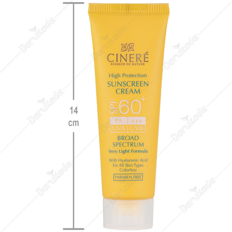 کرم ضد آفتاب SPF60 انواع پوست