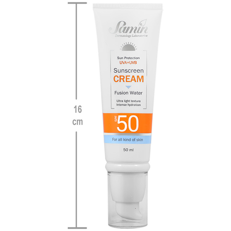 کرم ضد آفتاب فیوژن واتر انواع پوست SPF50
