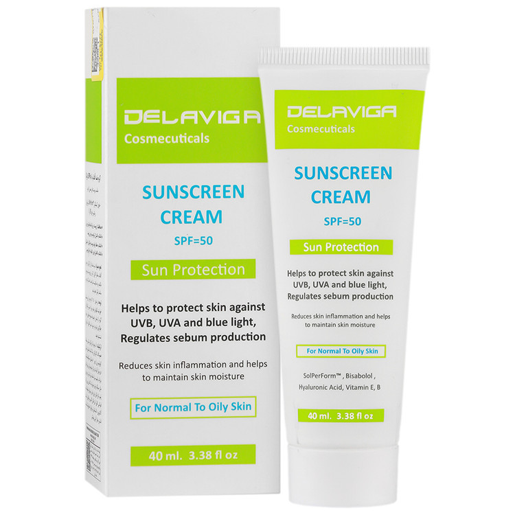 کرم ضد آفتاب پوست های معمولی تا چرب SPF50