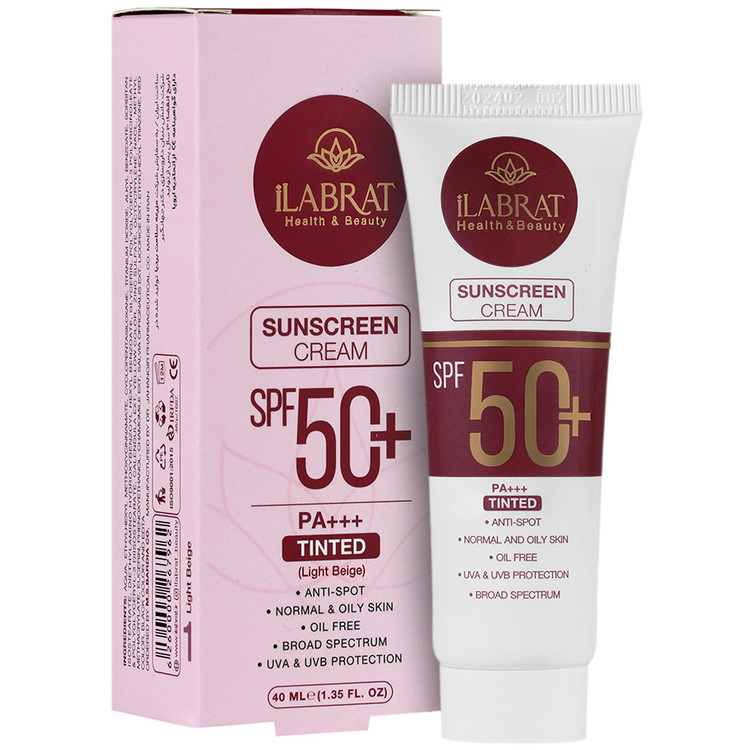 کرم ضد آفتاب ضد لک SPF50 پوست چرب