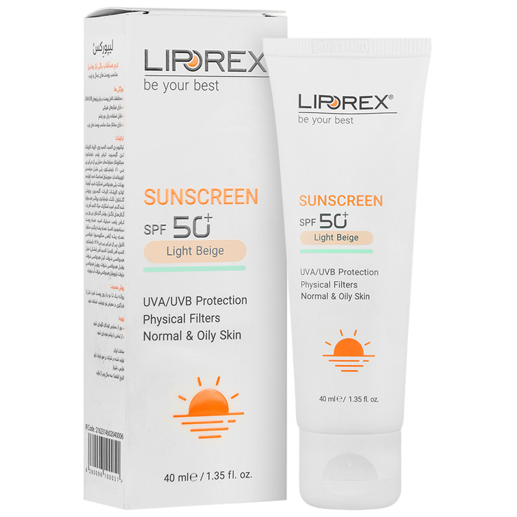 کرم ضد آفتاب SPF50 پوست نرمال و چرب