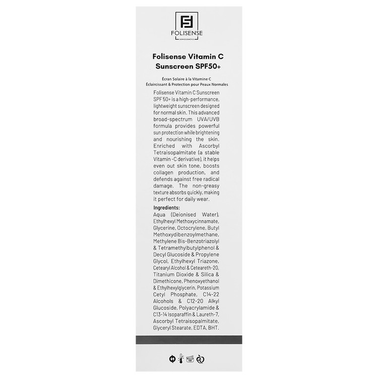 کرم ضد آفتاب روشن کننده ویتامین سی SPF50