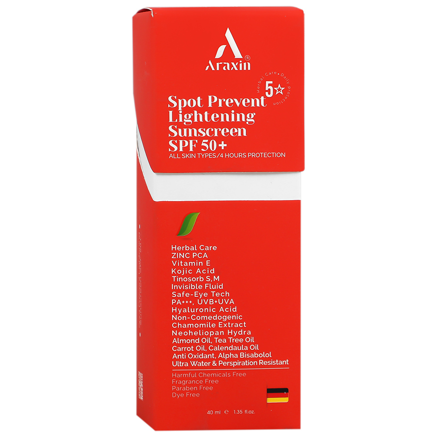 کرم ضد آفتاب روشن کننده لکهای پوستی SPF50